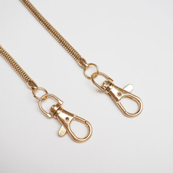 METALEN KETTING VOOR TAS - 120CM - GOUD 3