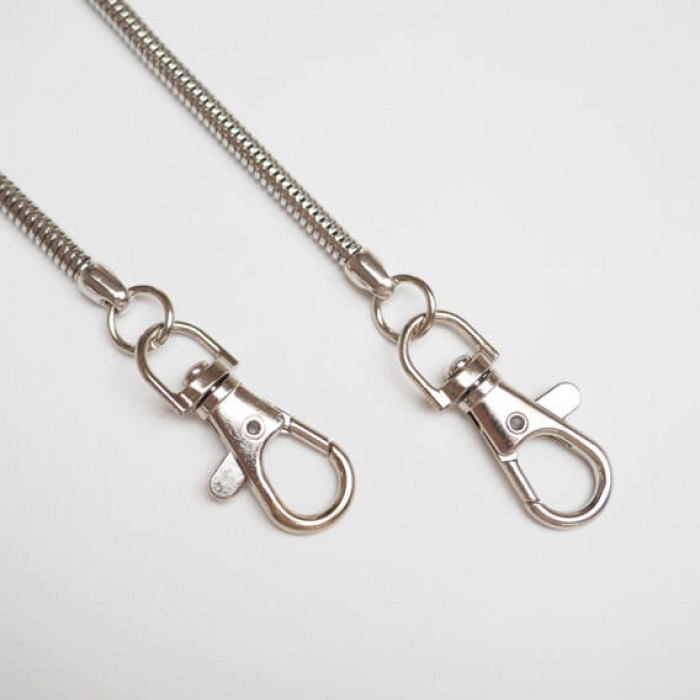 METALEN KETTING VOOR TAS - 120CM - ZILVER 3