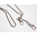 METALEN KETTING VOOR TAS - 120CM - ZILVER 3