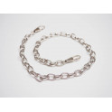 METALEN KETTING VOOR TAS - 40CM - ZILVER 2