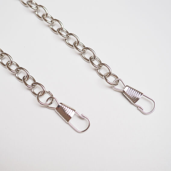 METALEN KETTING VOOR TAS - 40CM - ZILVER 2