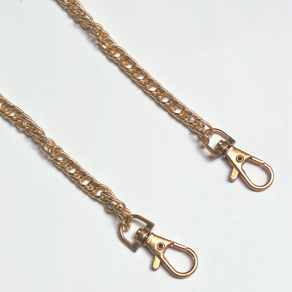 METALEN KETTING VOOR TAS - 120CM - GOUD