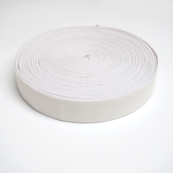 2,4CM BREED TAILLE ELASTIEK - WIT
