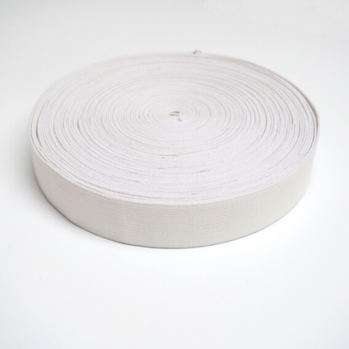 2,4CM BREED TAILLE ELASTIEK - WIT
