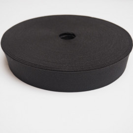 4CM BREED TAILLE ELASTIEK - ZWART